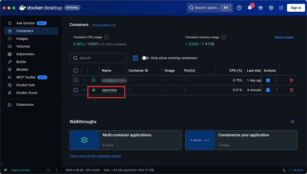 图片[30]-Mac 电脑使用 Docker 部署 OpenClaw 保姆级教程-爱玩爱折腾