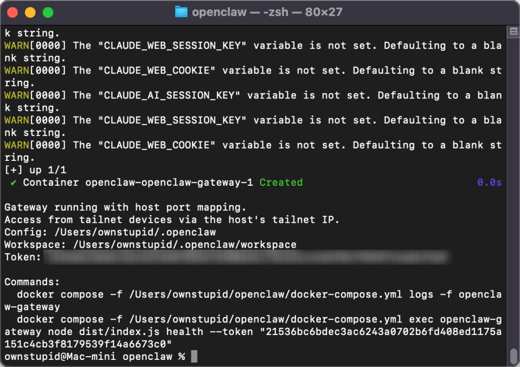 图片[29]-Mac 电脑使用 Docker 部署 OpenClaw 保姆级教程-爱玩爱折腾
