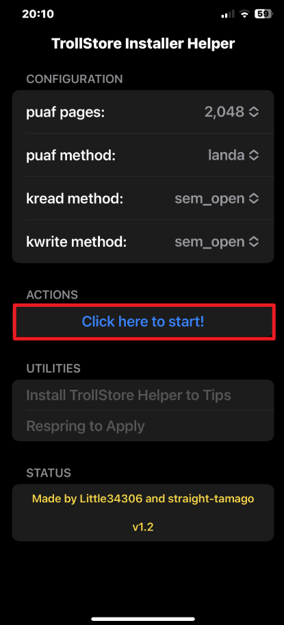 图片[1]-[ IOS ] TrollStar_v1.2 巨魔商店2安装器适用于16.2-16.6.1-爱玩博客