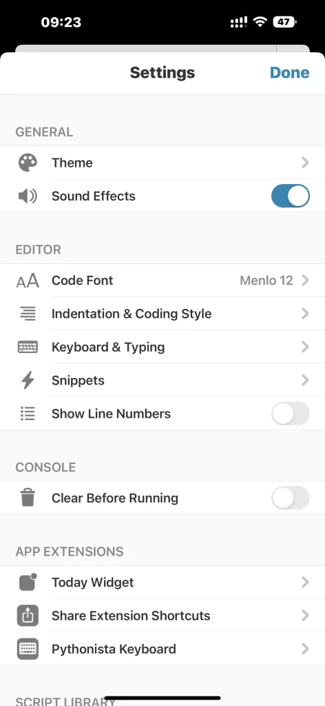 Pythonista v3.4