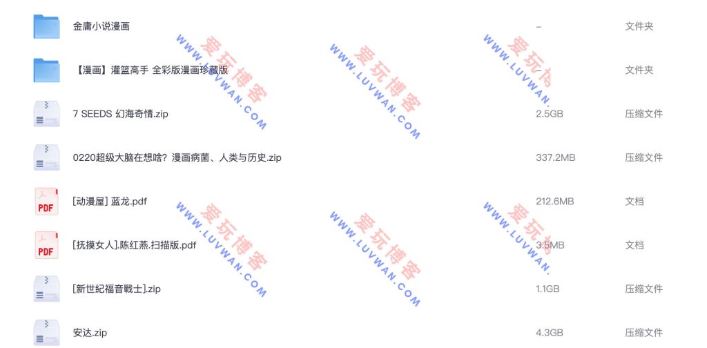 漫画合集【168部304GB】，你想看的这里都有-教程资源论坛-综合板块-爱玩博客