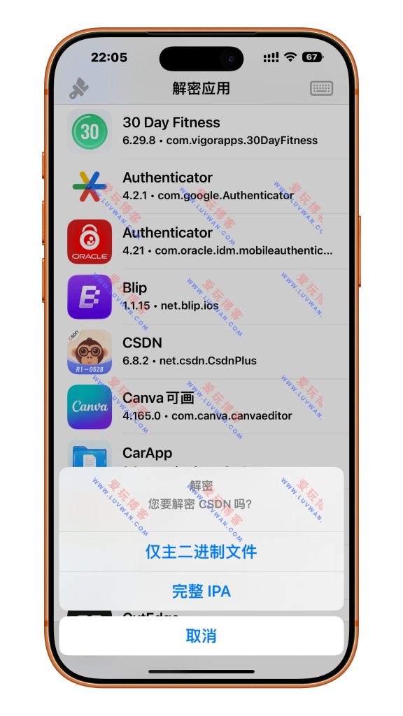 TrollDecrypt v1.2.2 砸壳工具