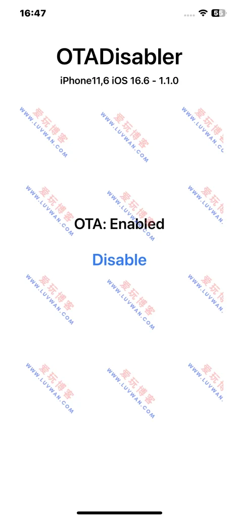 OTADisabler v1.1.0